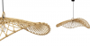 Rattanowy Klosz Do Lampy Wiszącej w Stylu Boho Naturalna CHAPEAU BAYU015N-L-75x20 BAZAR BIZAR